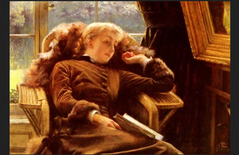 Джеймс Тиссо. "Кэтлин Ньютон в кресле". 1878