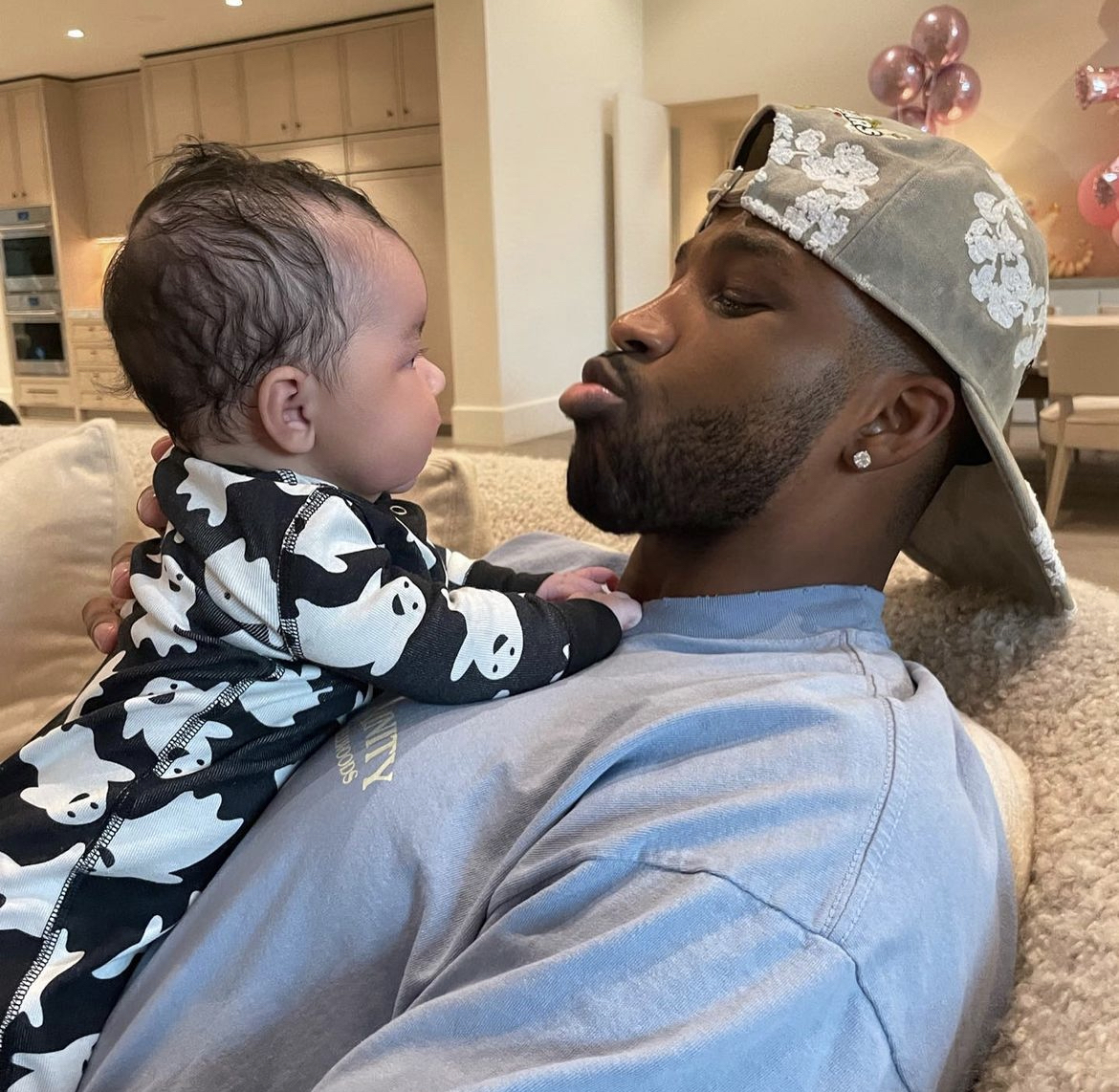    Тристан Томпсон с сыном