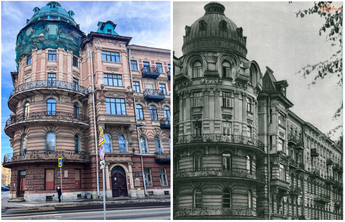 На уровне второго, третьего и четвертого этажей башня опоясана балконами с витой металлической решеткой ограждения. Фото автора и фото из открытых источников интернет