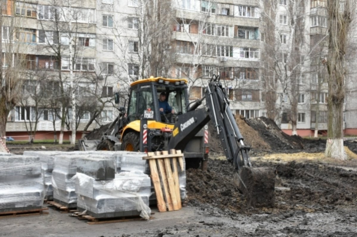    В Старооскольском горокруге началось благоустройство дворовых территорий