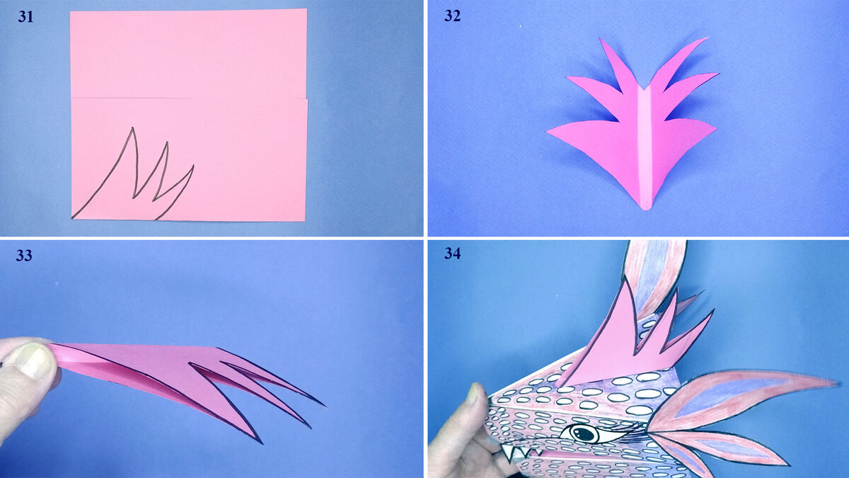 Оригами дракон — инструкция как сделать бумажного дракона своими руками