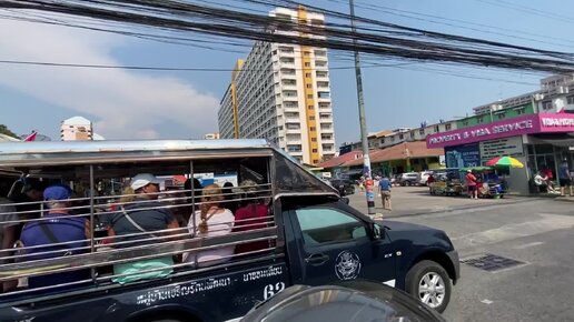 Поездка на мотоцикле с Бич Роуд в Паттайе до улицы Джомтьен