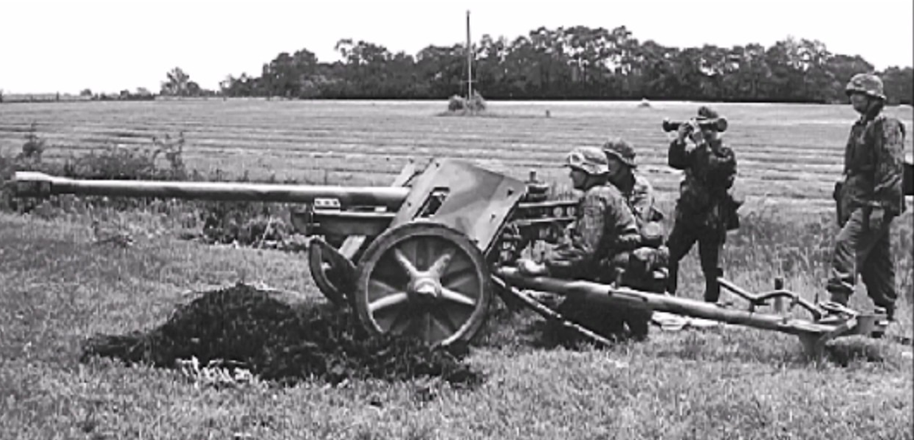 7,5-см противотанковое орудие Pak 40.
