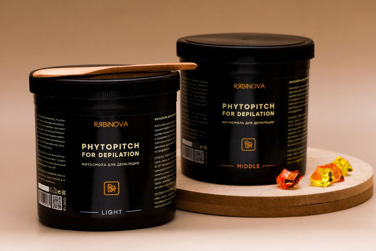 Фитосмола RIABINOVA COSMETICS, плотности Light и Middle
