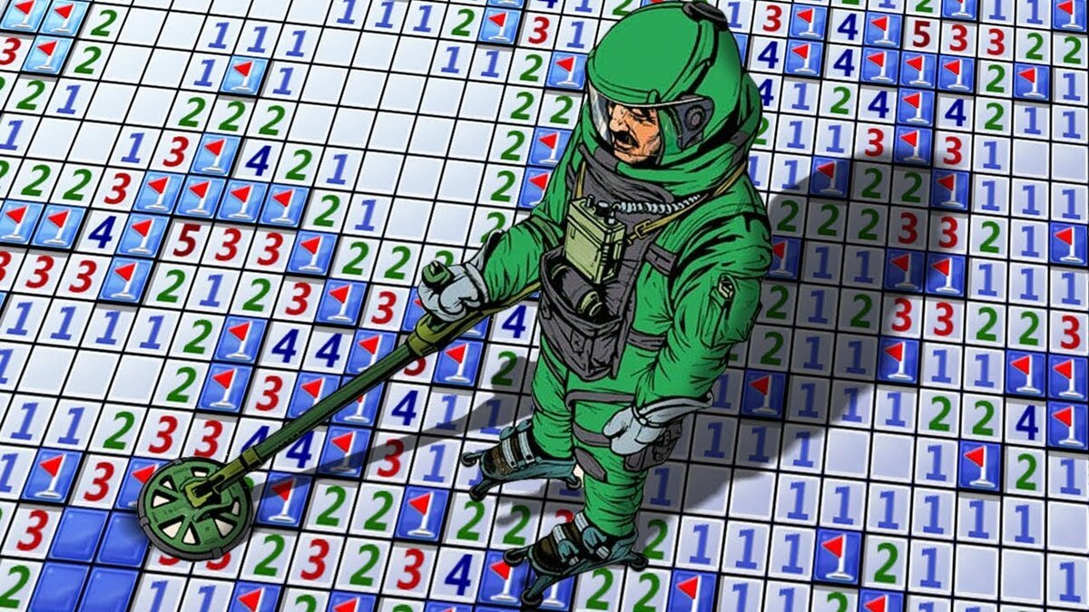 Мина? флажок? знак вопроса? что это все значит?