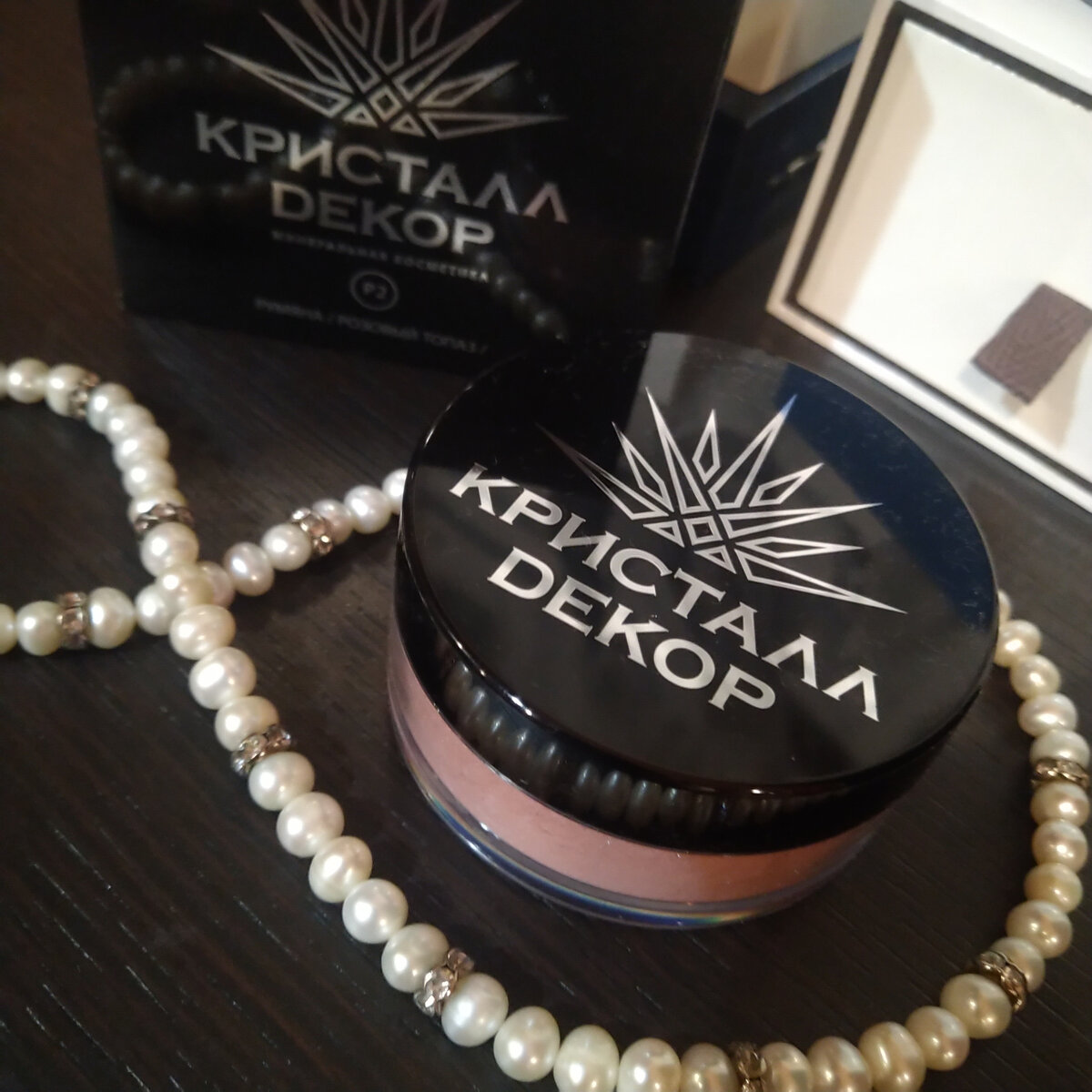 Минеральные румяна Кристалл Декор "Розовый топаз" (Биобьюти)