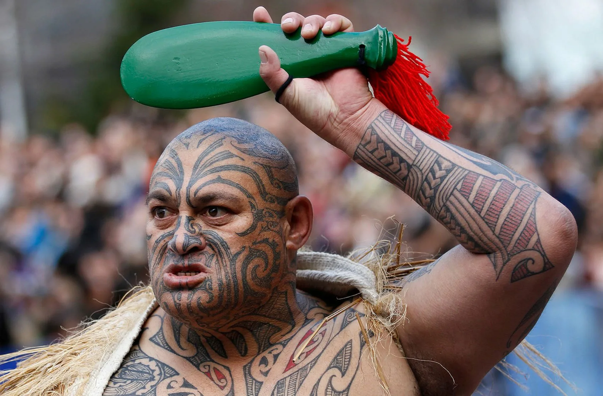 абориген маори в наше время.