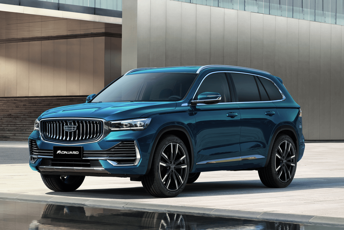 Geely Monjaro в комплектации Exclusive (фото с официального сайта марки)