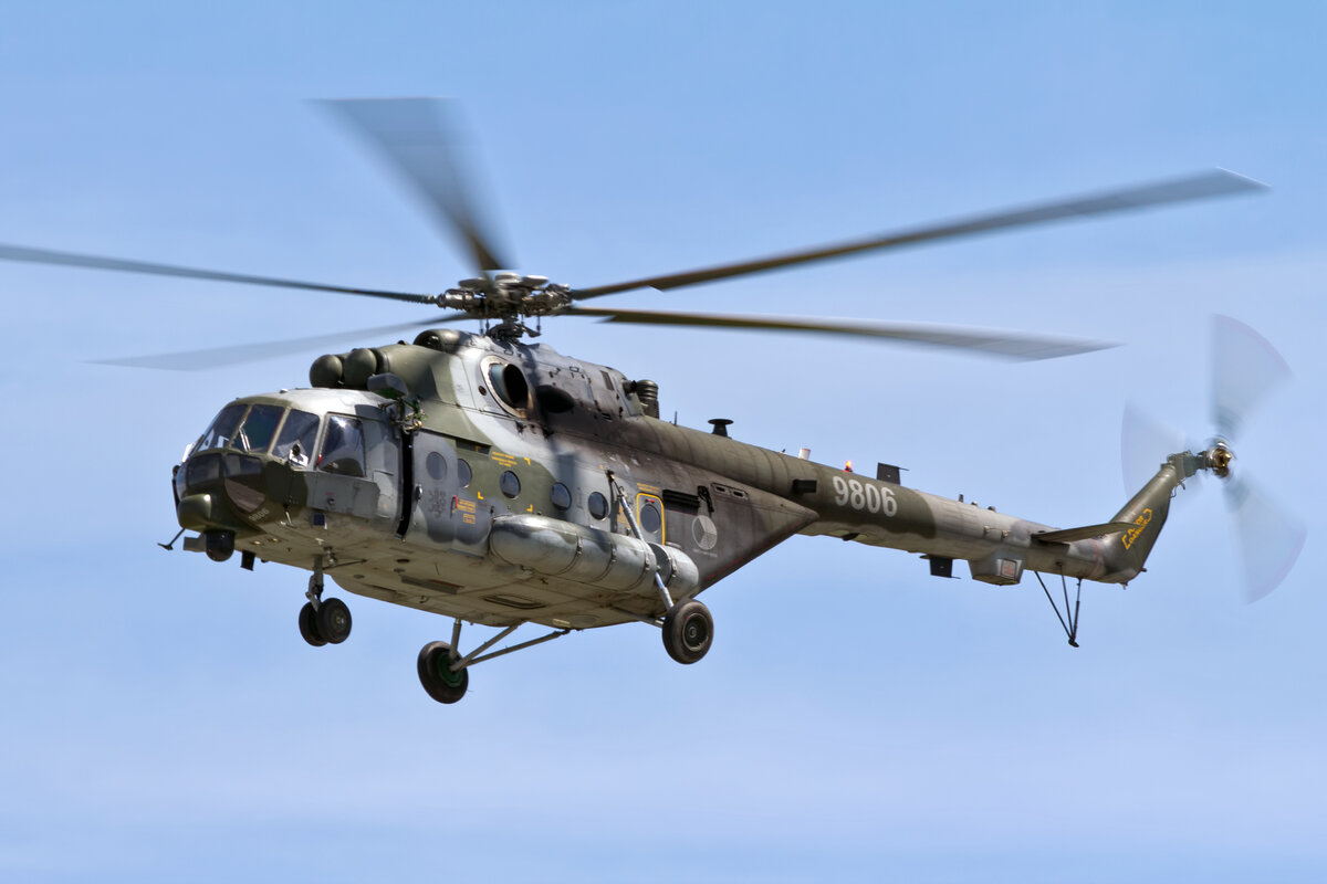 фото из архива автора: чешский военный вертолёт