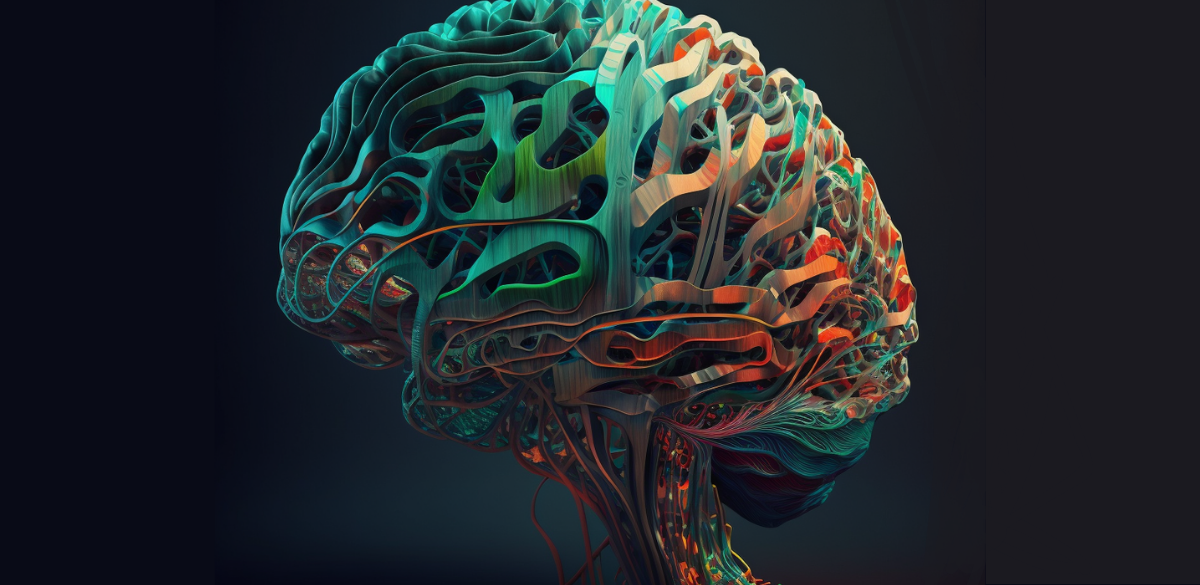 Картинку сгенерила Midjourney нейросеть по запросу: "The neural network is writing an article on the need to introduce artificial intelligence into marketing analytics"