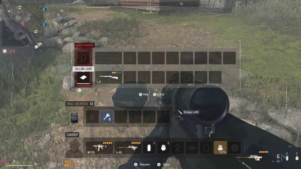 Ищите визитные карточки в разграбленных рюкзаках