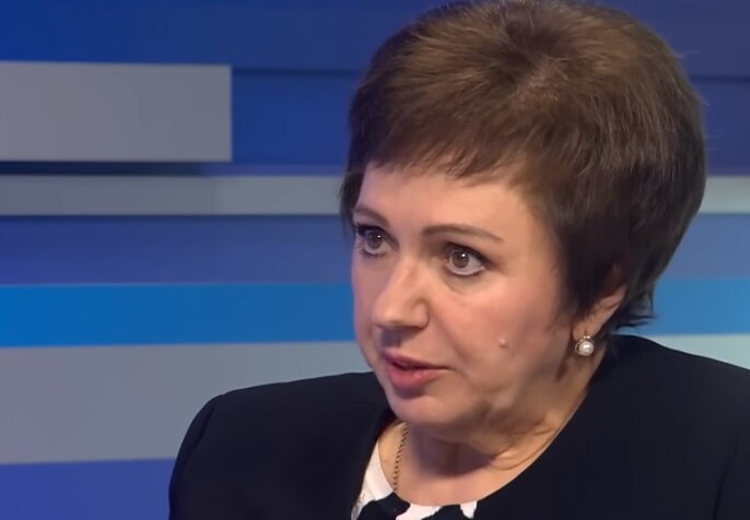 Сенатор Елена Бибикова. Фото: скриншот интервью на канале Россия24