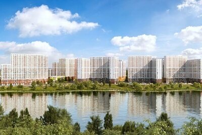    Жилой комплекс комфорт-класса «1-й Донской» на берегу Пуговичинского пруда © Пресс-служба Министерства жилищной политики Московской области