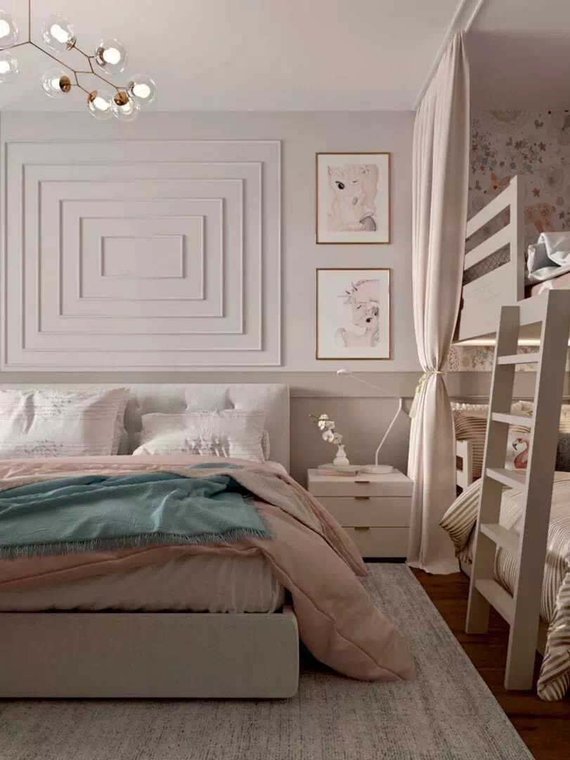 Спальная зона родителей фото 2