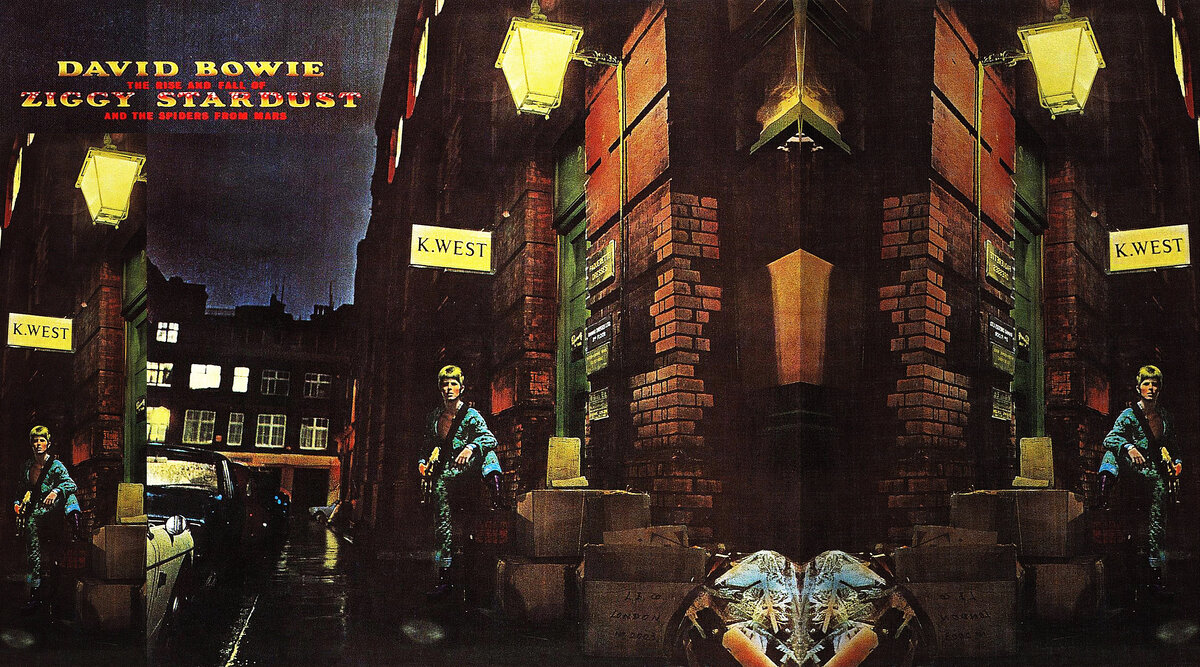 Альбом "The Rise and Fall of Ziggy Stardust and the Spiders from Mars" Девида Боуи, выпущенный в 1972 году, является настоящим шедевром и одним из самых значимых альбомов в истории рок-музыки.