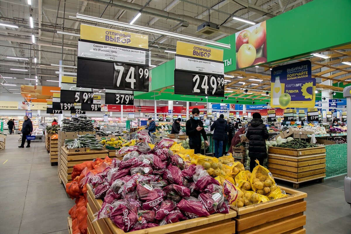    Рост цен на продукты в Югре приблизился к нулю