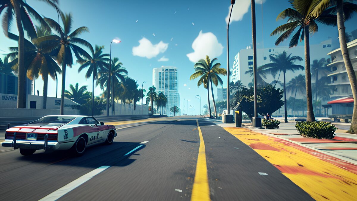 Локации GTA 6 по мнению нейросети.