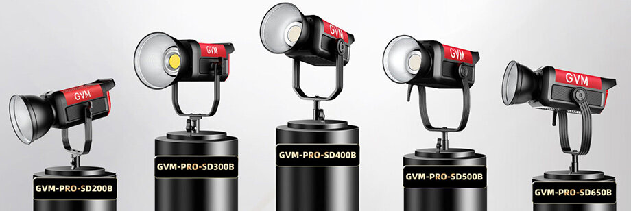 Двухцветные светодиодные лампы серии GVM PRO