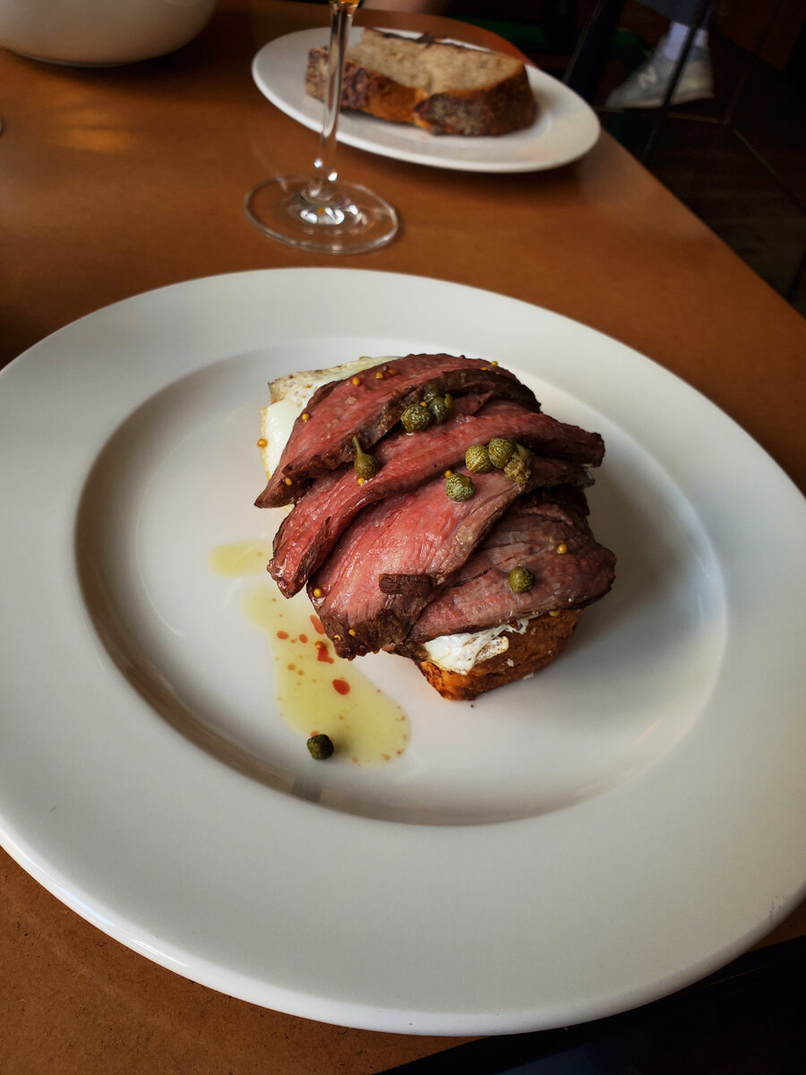 Тост с ростбифом 