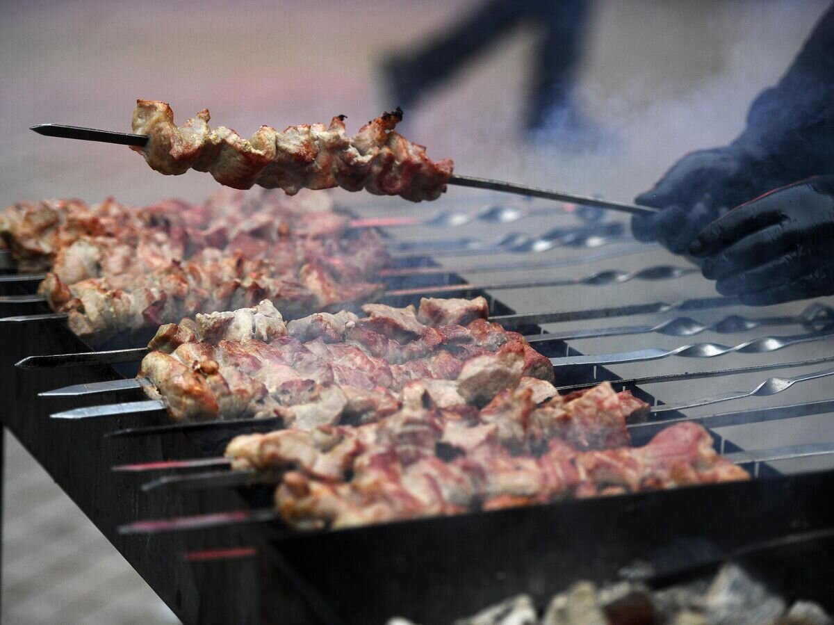    Приготовление шашлыка © РИА Новости / Евгений Одиноков