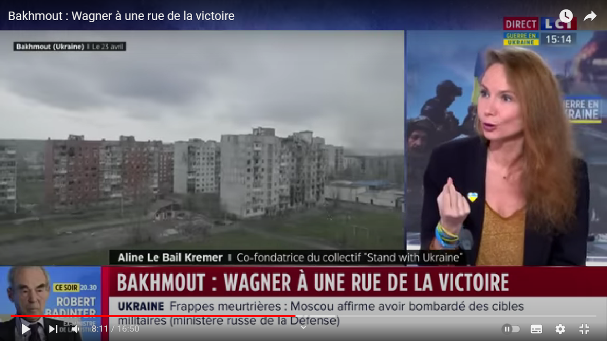 Алина ле Бал Кремер, скриншот из передачи, с канала LCI в YouTube