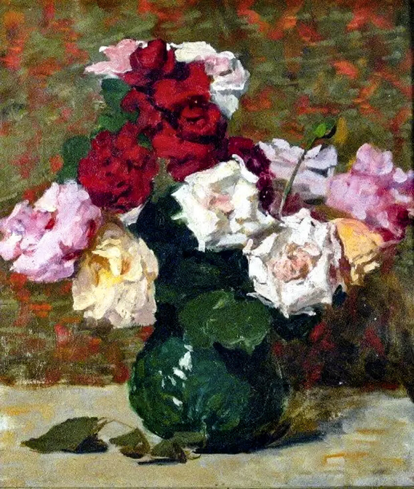 Художник Виктор Орешников "Розы"