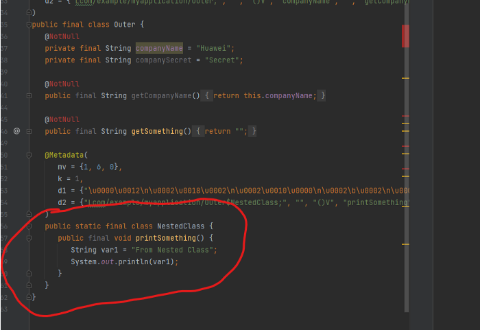 Java-эквивалент кода выше