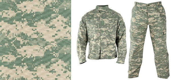 Основная камуфляжная расцветка армии США: UCP (фото из открытых источников)