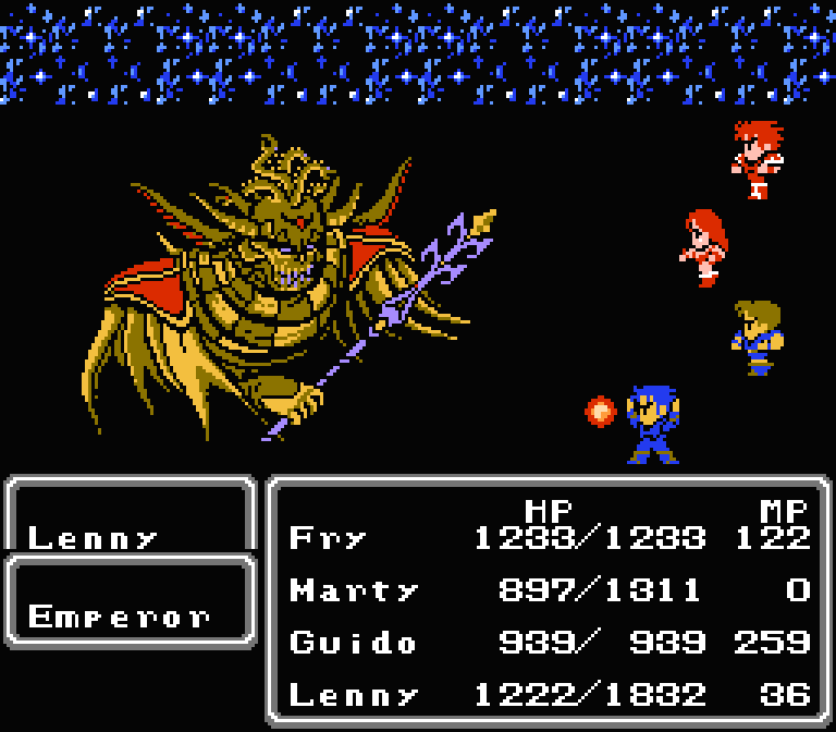 Игровой процесс Final Fantasy.