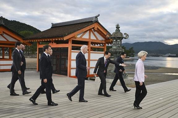    Участники саммита G7 в японской Хиросиме, Pool /G7 Hiroshima / globallookpress.com