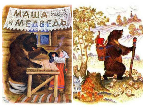 Сказка Маша и Медведь