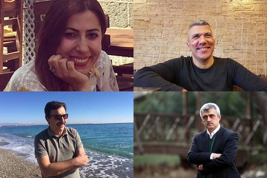 Nurcan Baysal, журналист; Ali Erol, ЛГБТ-активист; Ömer Faruk Gergerlioğlu, врач; Kutay  Meriç, член правозащитной группы "Halkevleri"