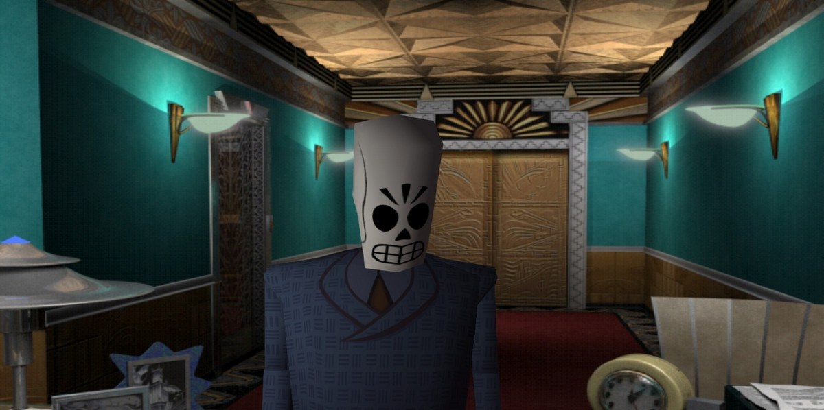 Grim fandango remastered русификатор. Grim Fandango Remastered. Grim Fandango сюжет. Grim Fandango Скриншот взаимодействие. Grim Fandango Remastered PS Vita русификатор.