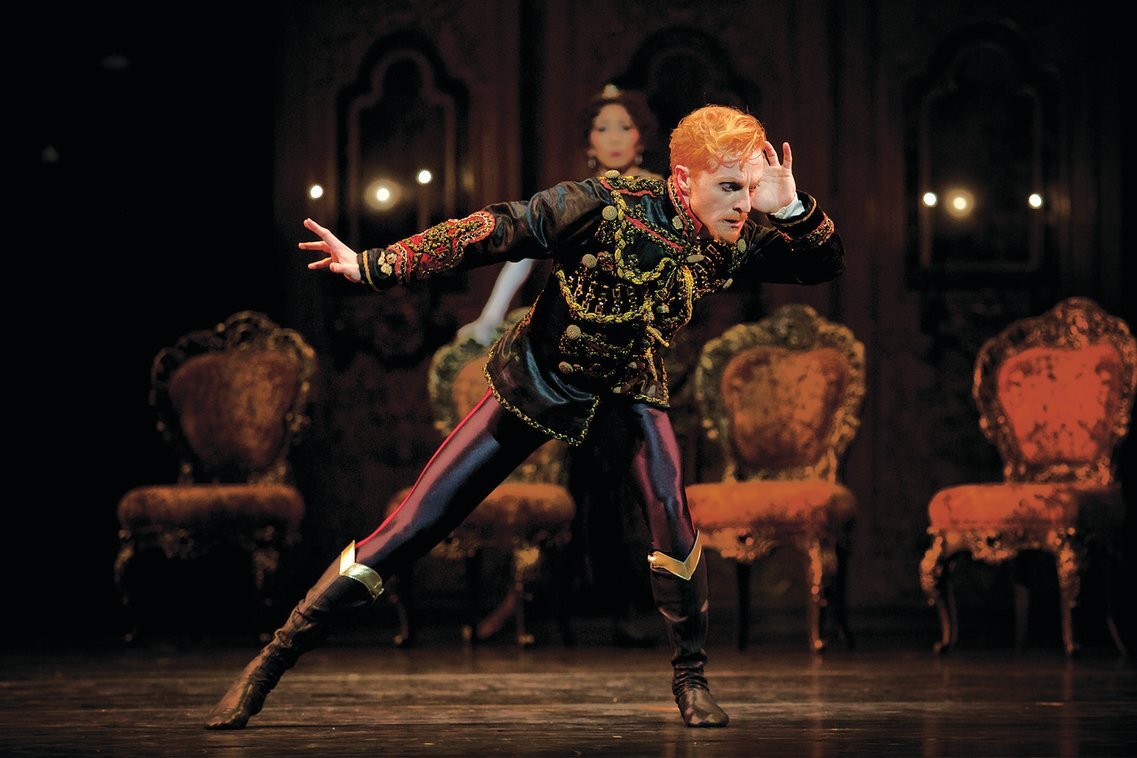 Crown Prince Rudolf in Kenneth MacMillans production of Mayerling for The Royal Ballet (c) ROH 2017. Photograph by Alice Pennefather