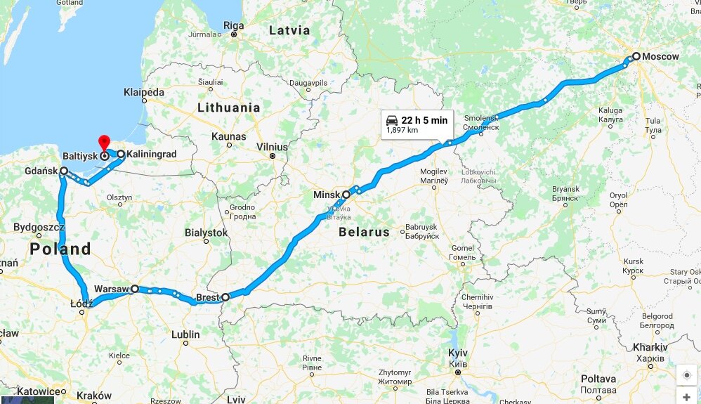 Минск вильнюс