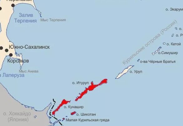 Остров шикотан курильские острова на карте