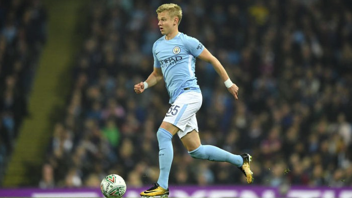 Полузащитник Манчестер Сити Александр Зинченко