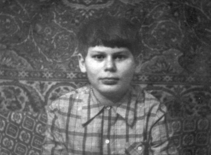 Юрий Клинских в детстве