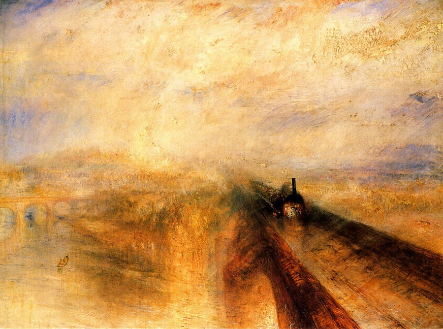 Джозеф Тёрнер, «Дождь, пар и скорость», 1844