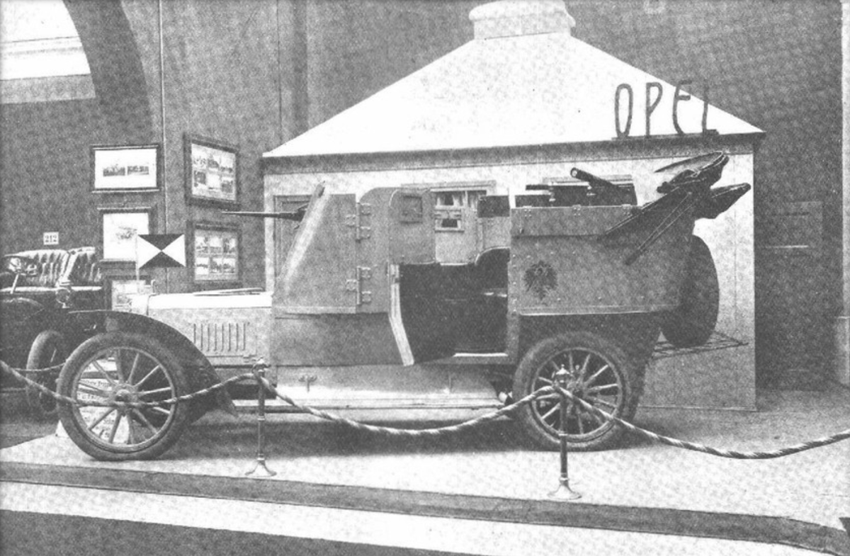 1.7. Opel halbgepanzerter Wagen. 1905-1906. Командир всему голова. |  Remont1969 | Дзен