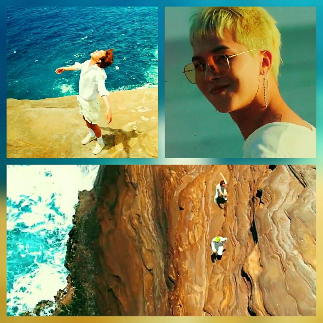 Кадры из клипа группы Winner "Island"