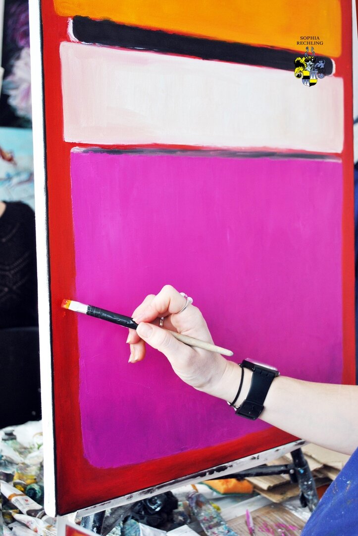 Марк Ротко (копия выполнена в 2019 году в мастерской художника Софьи Рехлинг)