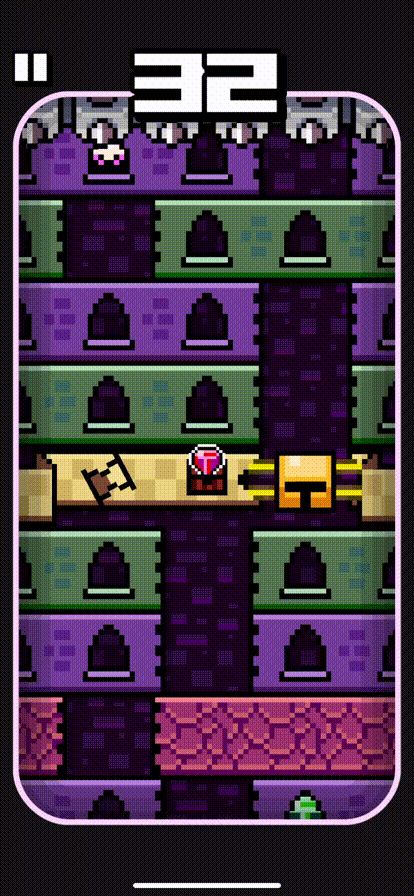 Геймплей мобильной игры Dungeon Drop