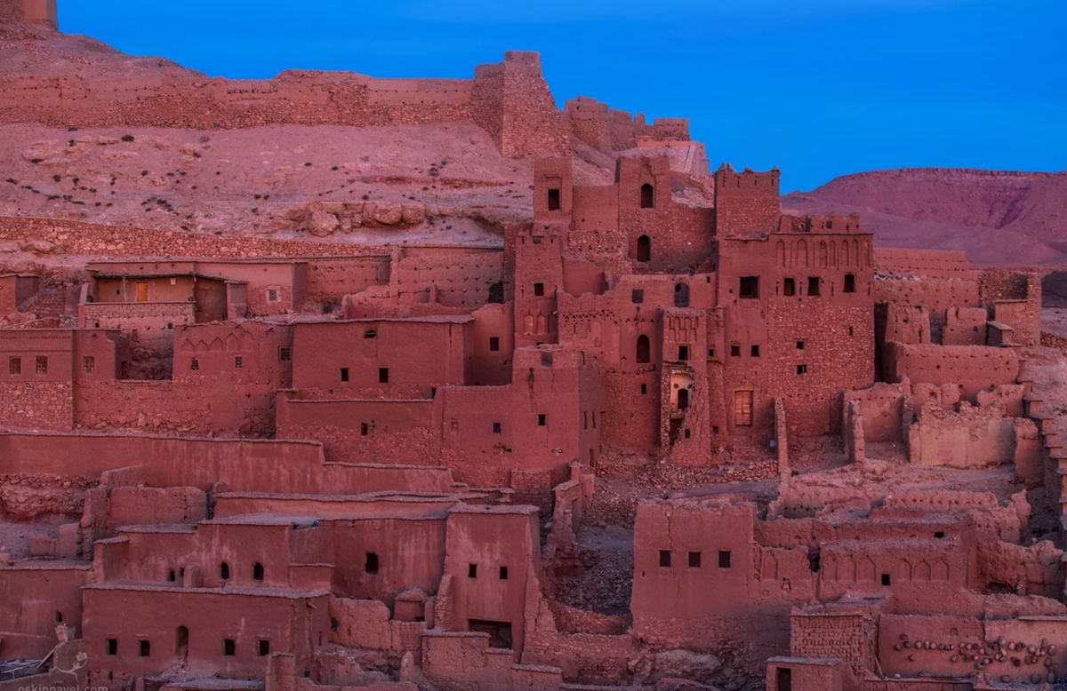 Айт-Бен-Хадду, город-крепость на юге Марокко.
