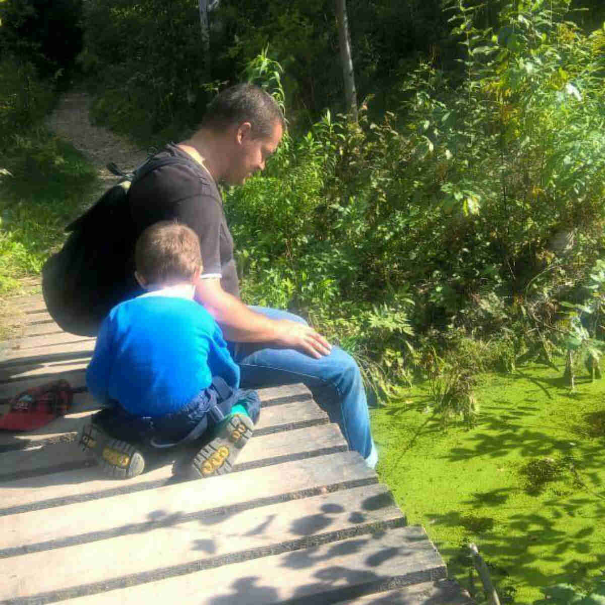 Андрей Шаповалов с сыном. Фото из личного архива