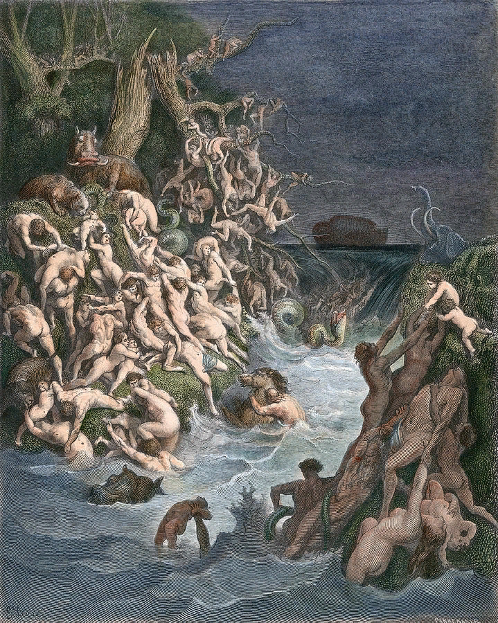 Гюстав Доре. Всемирный потоп, 1866. https://images.fineartamerica.com/images/artworkimages/mediumlarge/2/2-noahs-ark-gustave-dore.jpg.