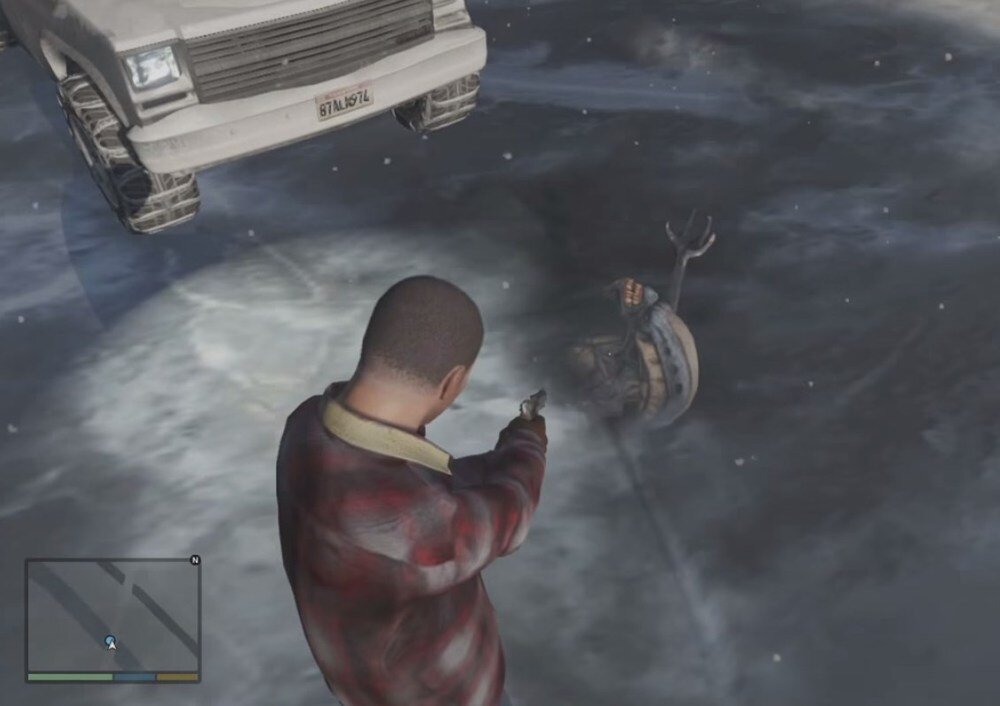 Пытался его достать...не получилось