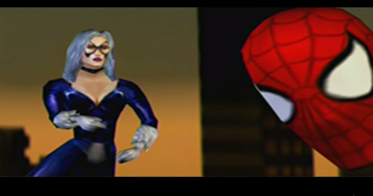 Скрин из игры Spider-man (2000) Neversoft. Dreamcast