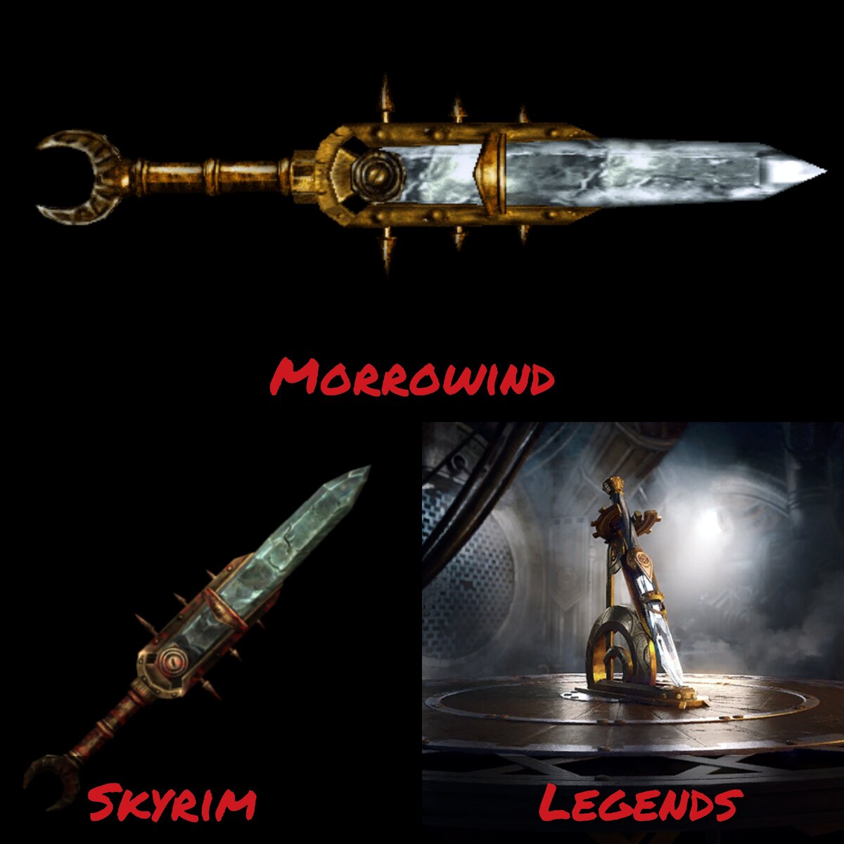 Разрубатель в разных частях TES