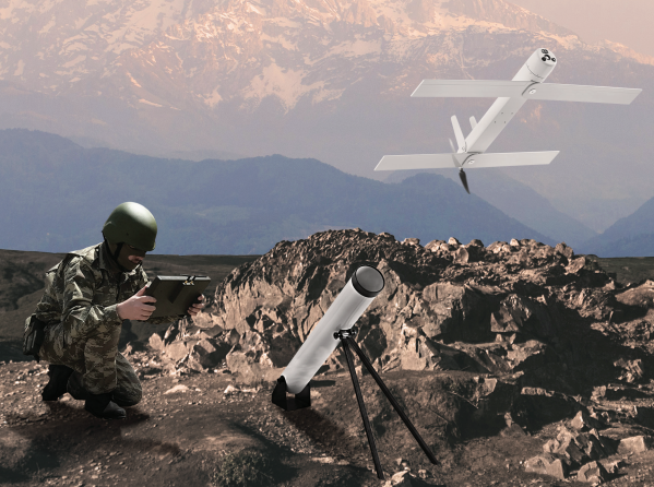 Состав комплекса ALPAGU (https://www.stm.com.tr/en/alpagu-fixed-wing-autonomous-tactical-attack-uav)